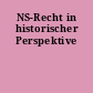 NS-Recht in historischer Perspektive