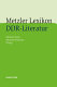 Metzler Lexikon DDR-Literatur : Autoren, Institutionen, Debatten
