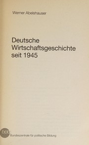 Deutsche Wirtschaftsgeschichte seit 1945