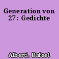 Generation von 27 : Gedichte