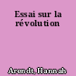 Essai sur la révolution