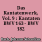 Das Kantatenwerk, Vol. 9 : Kantaten BWV 163 - BWV 182