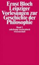 Leipziger Vorlesungen zur Geschichte der Philosophie : 1950-1956