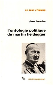 L'ontologie politique de Heidegger