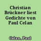 Christian Brückner liest Gedichte von Paul Celan