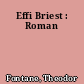 Effi Briest : Roman