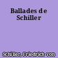 Ballades de Schiller