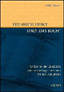 Heinrich Heine und das "Buch" : Funktionen der Biblezitate und -anspielungen in seinen Werken und Briefen ; mit einer Datenbank auf CD